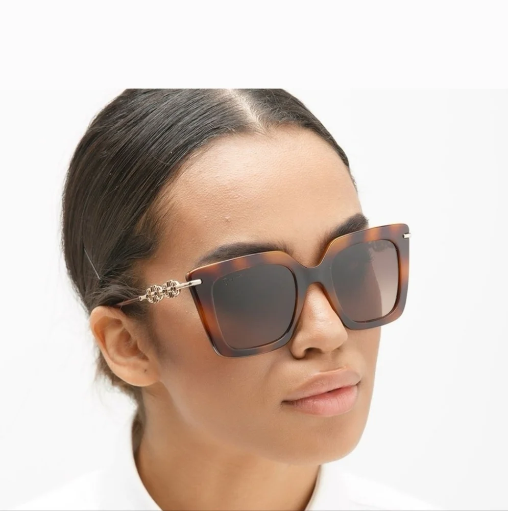 Used Salvatore Ferragamo Sunglasses SF1041S Havana/Brown Gradient with case